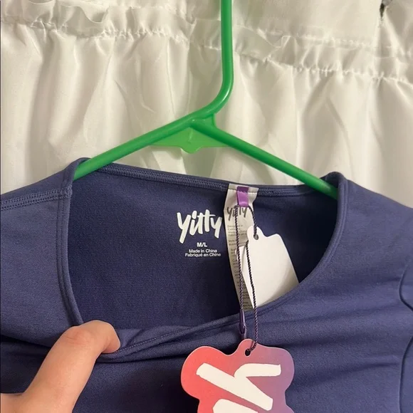 “Here We Indigo” YITTY Nearly Naked Shaping Longsleeve. Brand new with tags. - Picture 3 of 3